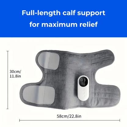360° Air Compression Calf Massager with Heat - 3 Modes for Leg Pain Relief