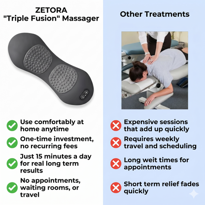 Triple Fusion Back Massager